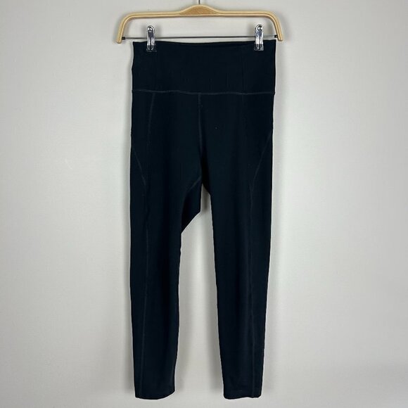 Girlfriend Collective Black Compressive High-Rise Legging 7/8 Size S - Picture 2 of 5